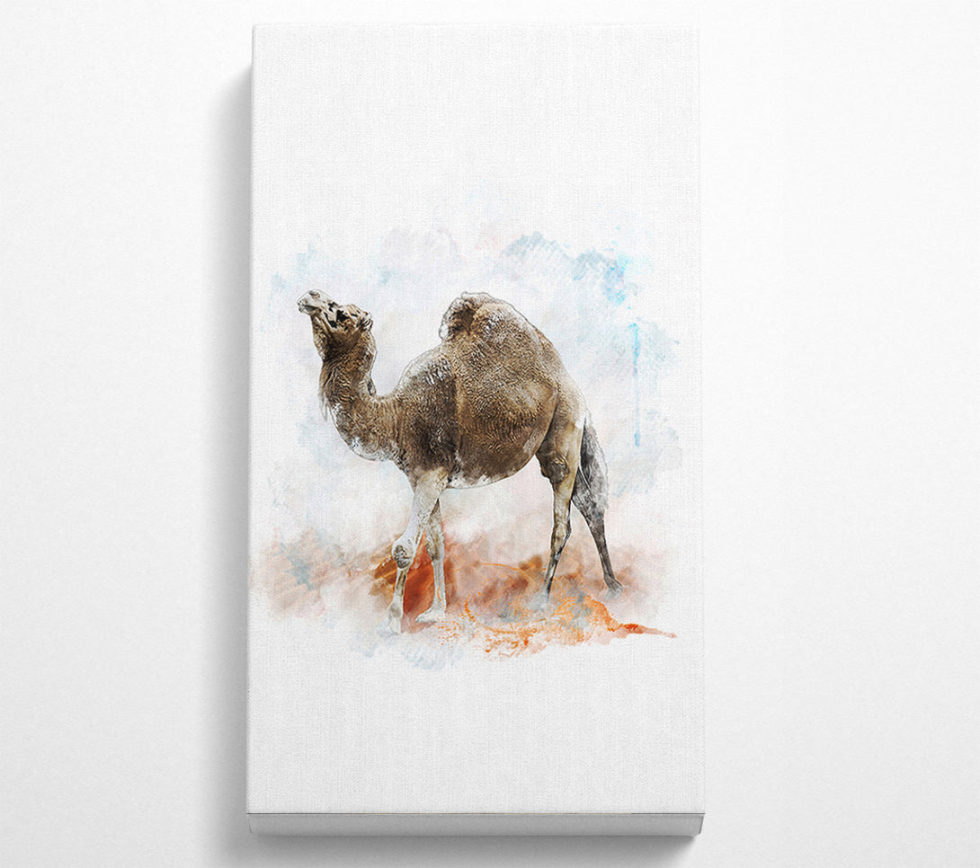  A Canvas Print of Camel Trek Canvas Wall Art