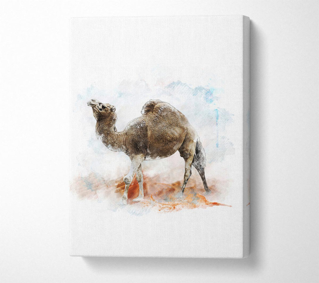  A Canvas Print of Camel Trek Canvas Wall Art
