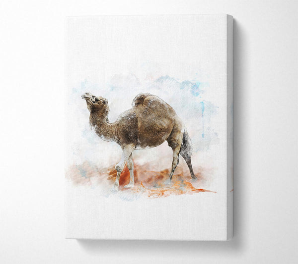  A Canvas Print of Camel Trek Canvas Wall Art
