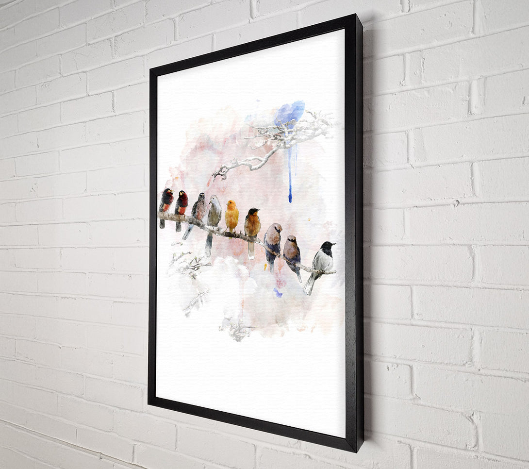  A Canvas Print of Bird Gossip Canvas Art