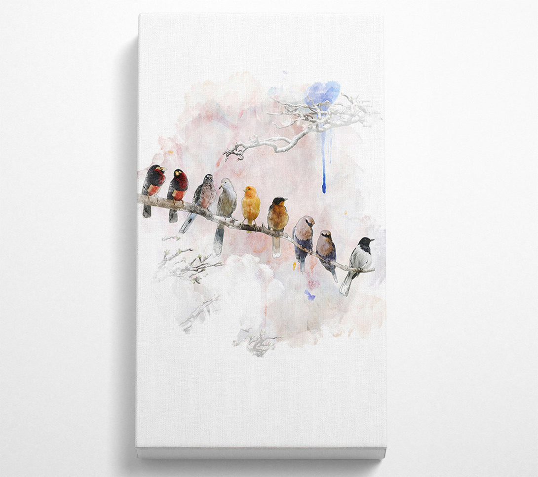  A Canvas Print of Bird Gossip Canvas Art