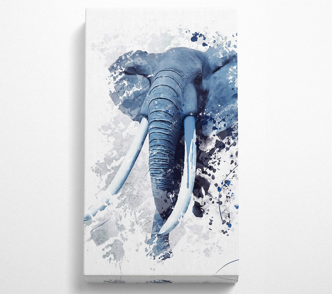  A Canvas Print of Elephant Grey Canvas Print