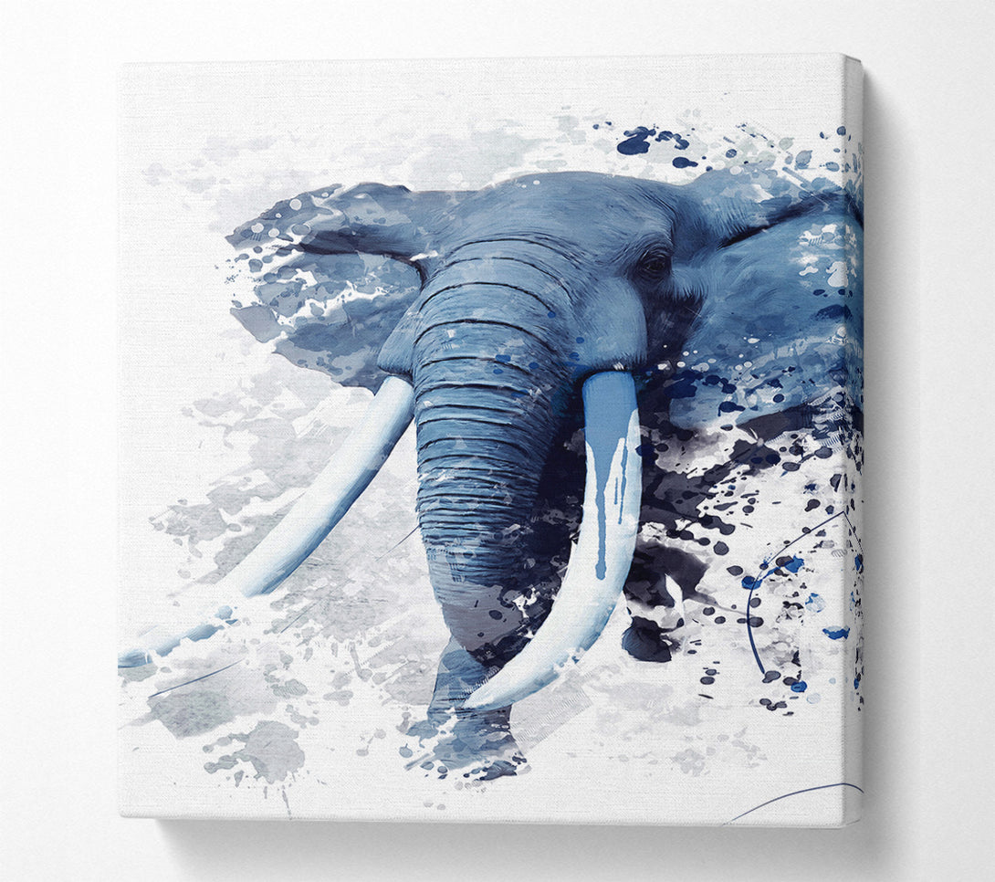  A Canvas Print of Elephant Grey Canvas Print