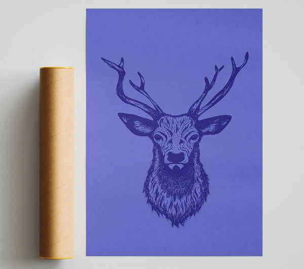 Stag Head 1 Print