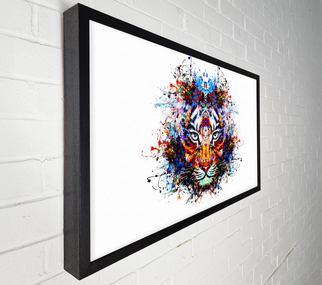  A Canvas Print of Tiger Colours Canvas Art