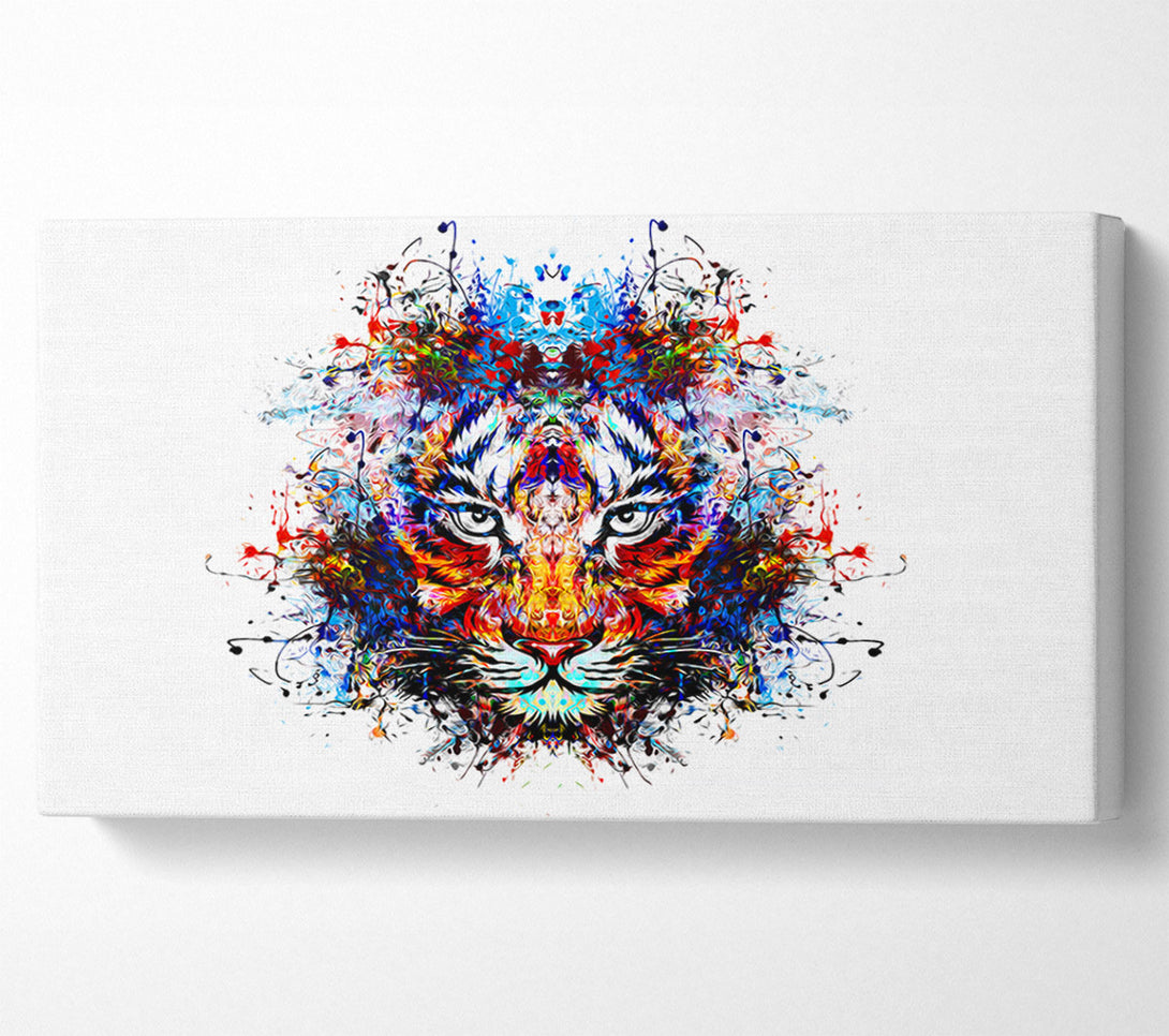  A Canvas Print of Tiger Colours Canvas Art