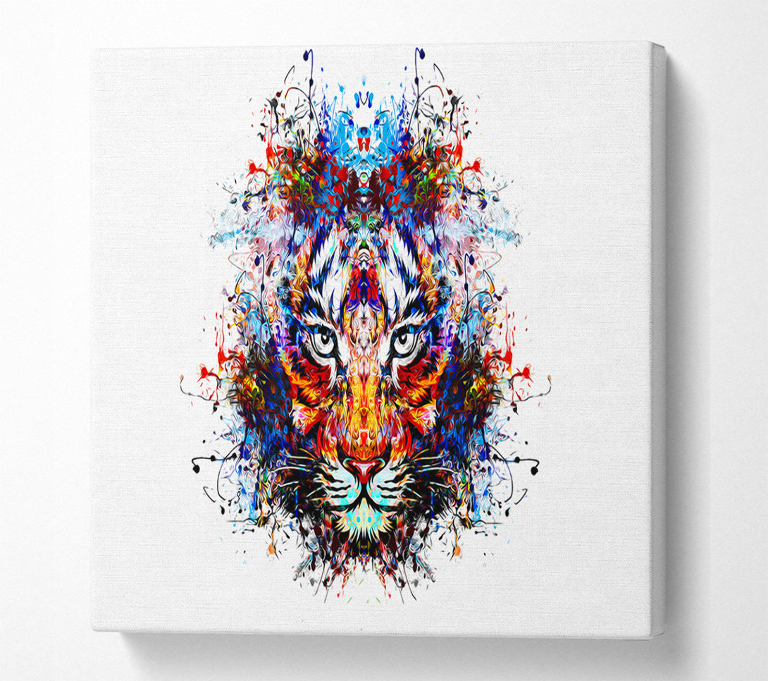  A Canvas Print of Tiger Colours Canvas Art