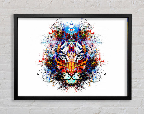 Tiger Colours Framed Print