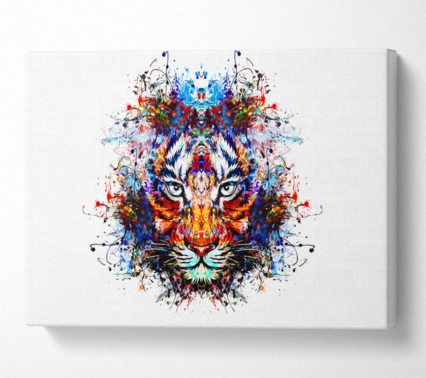  A Canvas Print of Tiger Colours Canvas Art