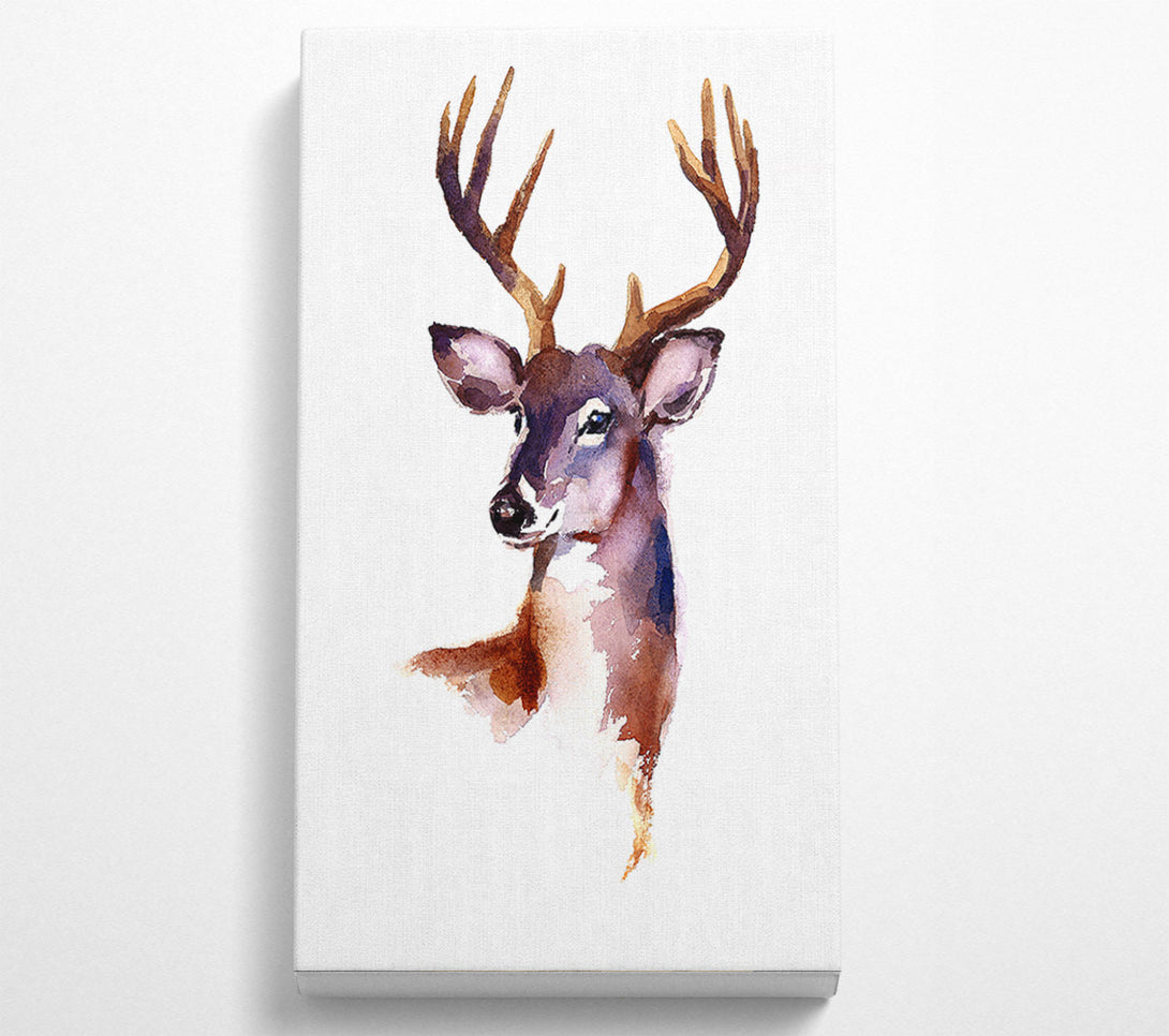  A Canvas Print of Female Deer Canvas Wall Art