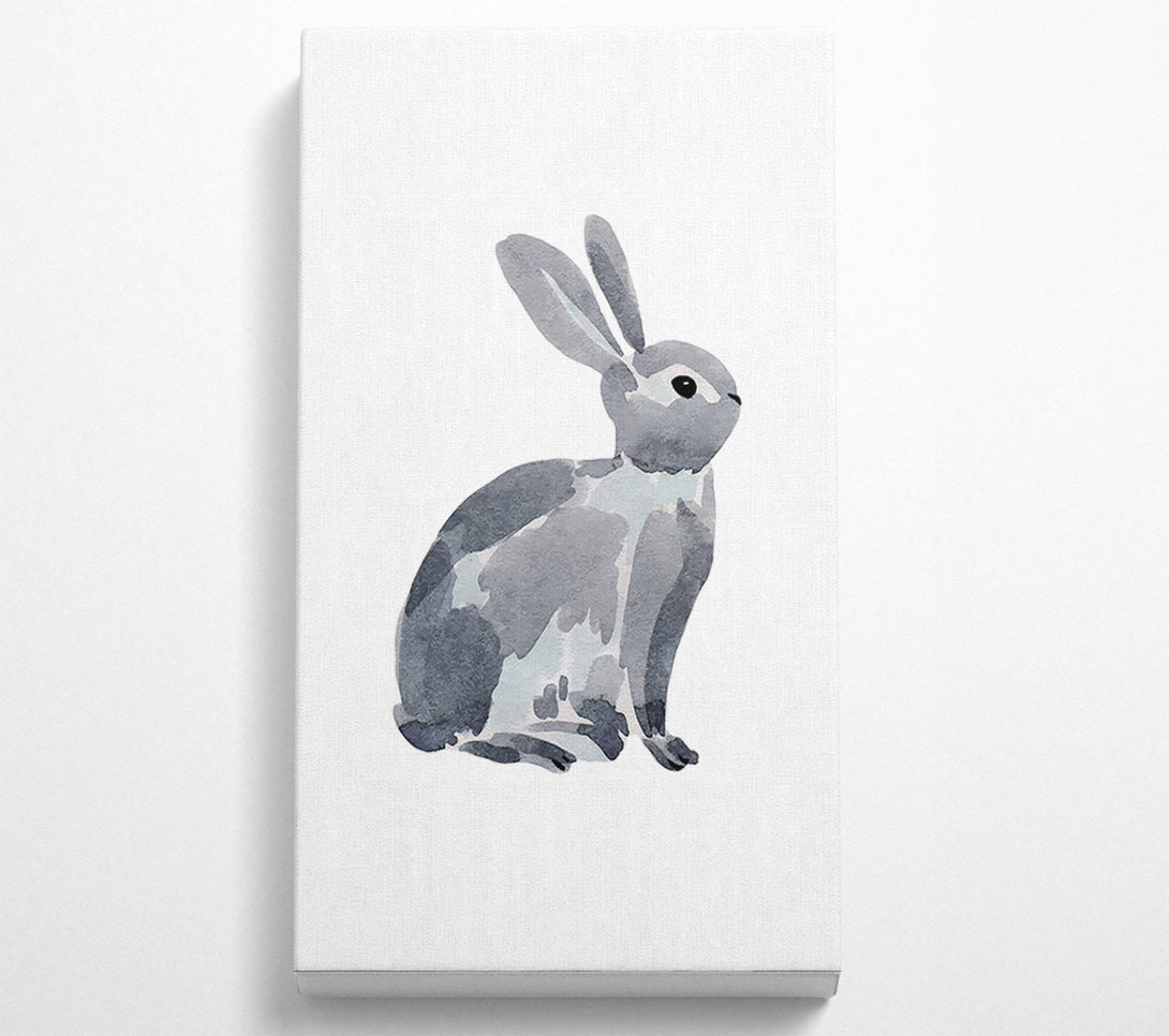  A Canvas Print of Grey Rabbit Canvas Print