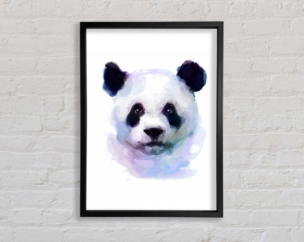 Panda Face Framed Print