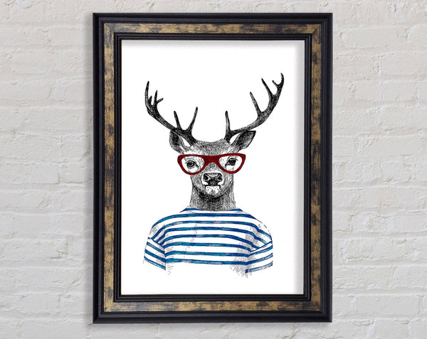 Steve The Stag 1 Framed Print