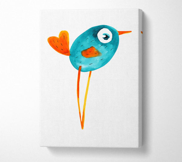  A Canvas Print of Heart Tailed Bird Canvas Art