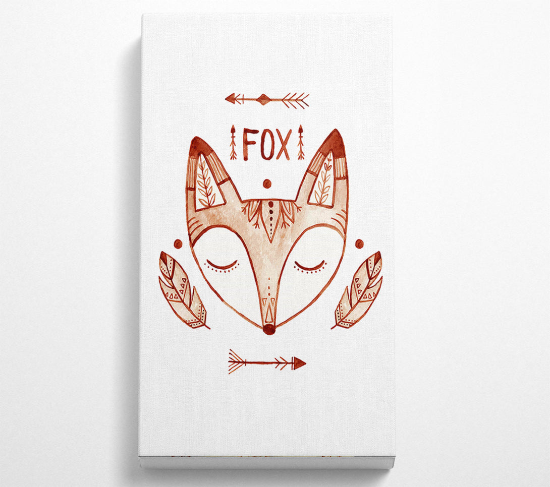  A Canvas Print of Fox Canvas Print
