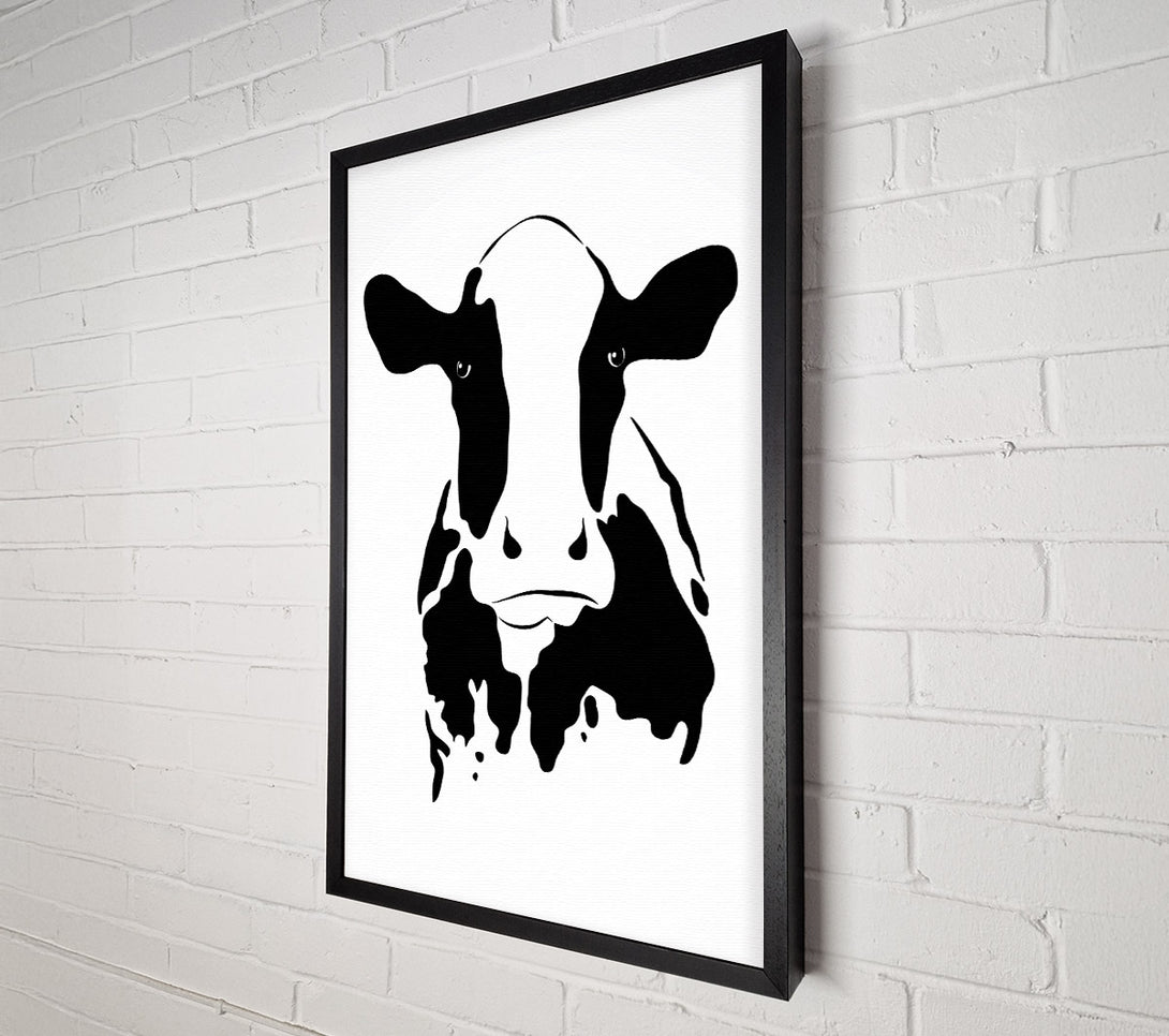  A Canvas Print of Here's Looking At You Cow Canvas Print