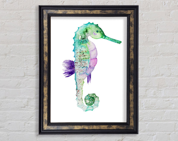 Spotted Seahorse Framed Print