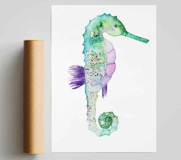 Spotted Seahorse Giclee Print