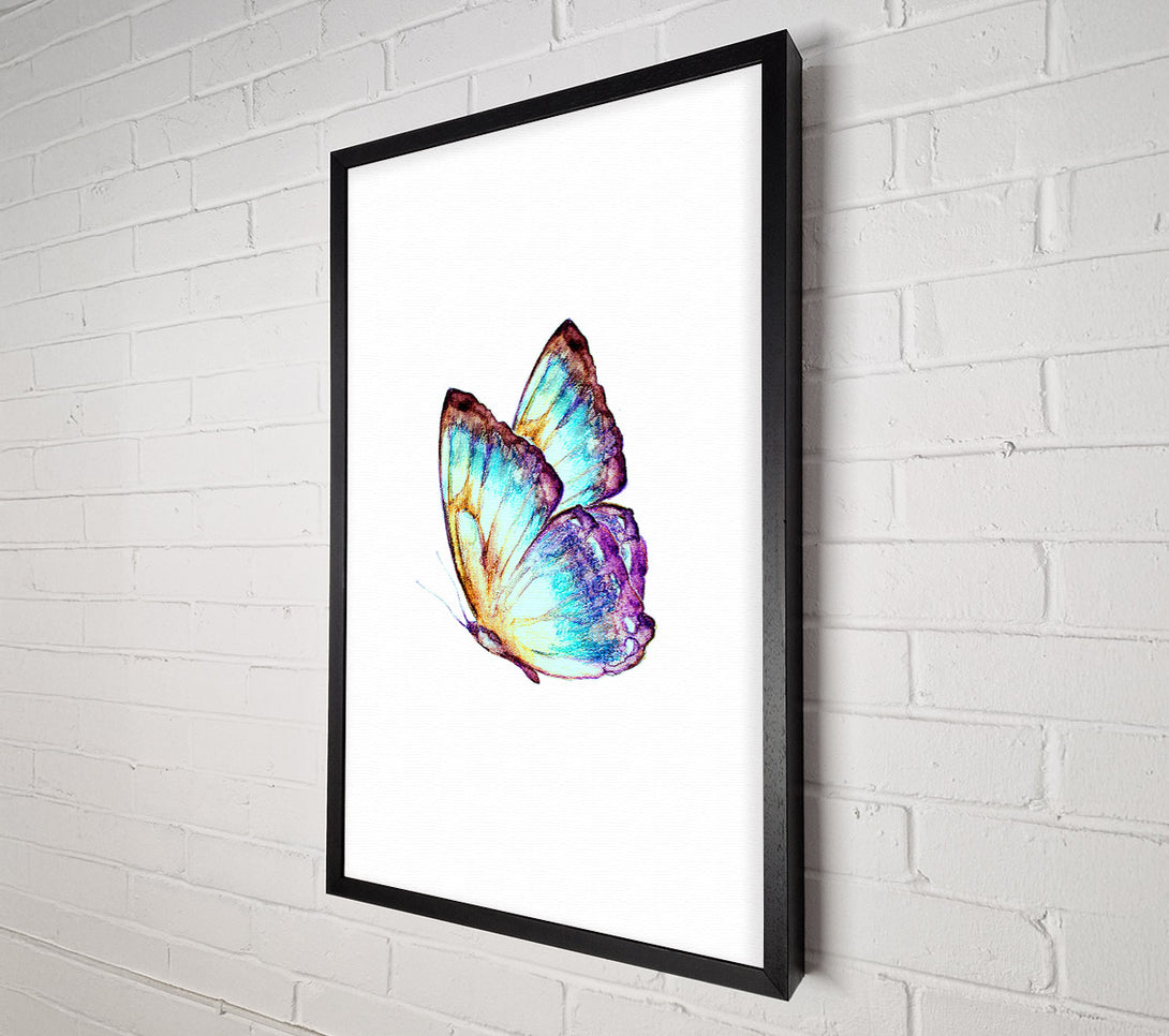  A Canvas Print of Stunning Butterfly Wings Canvas Art