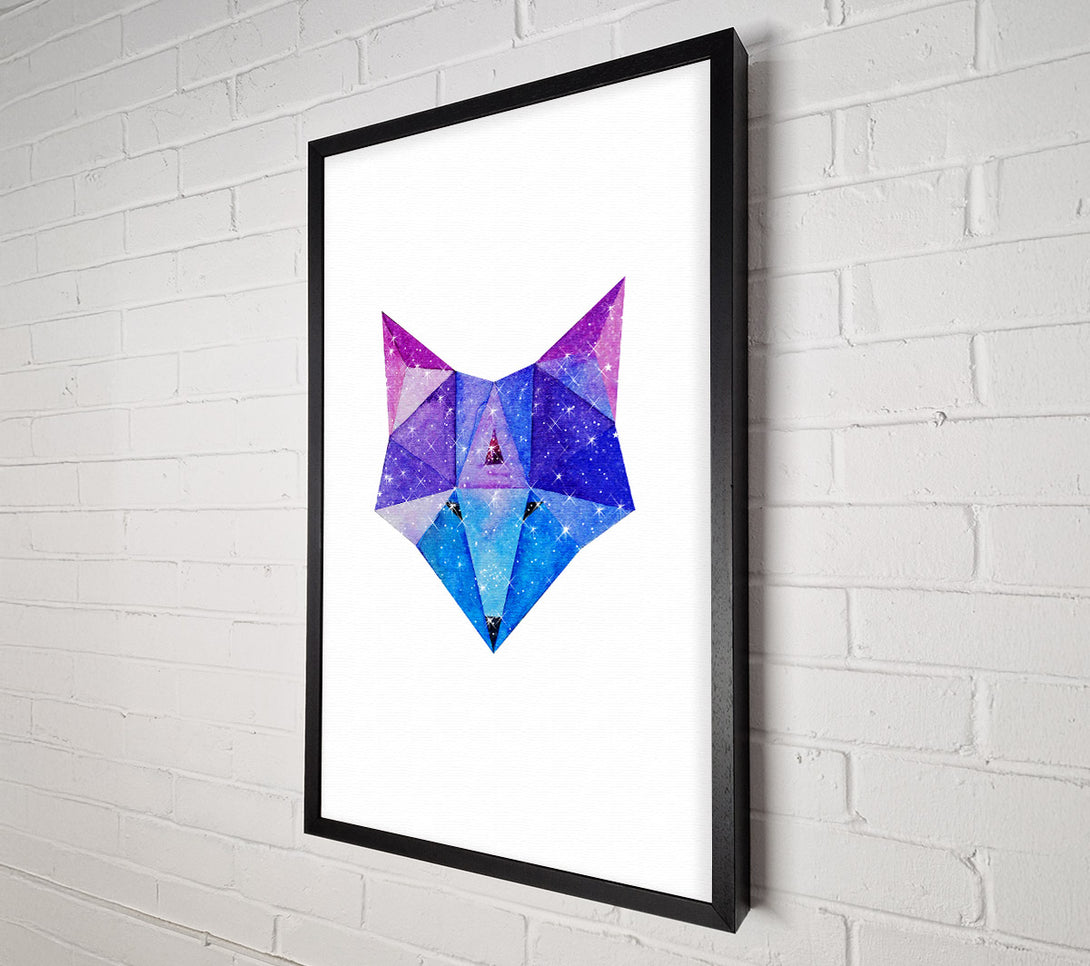  A Canvas Print of Diamond Fox Canvas Wall Art
