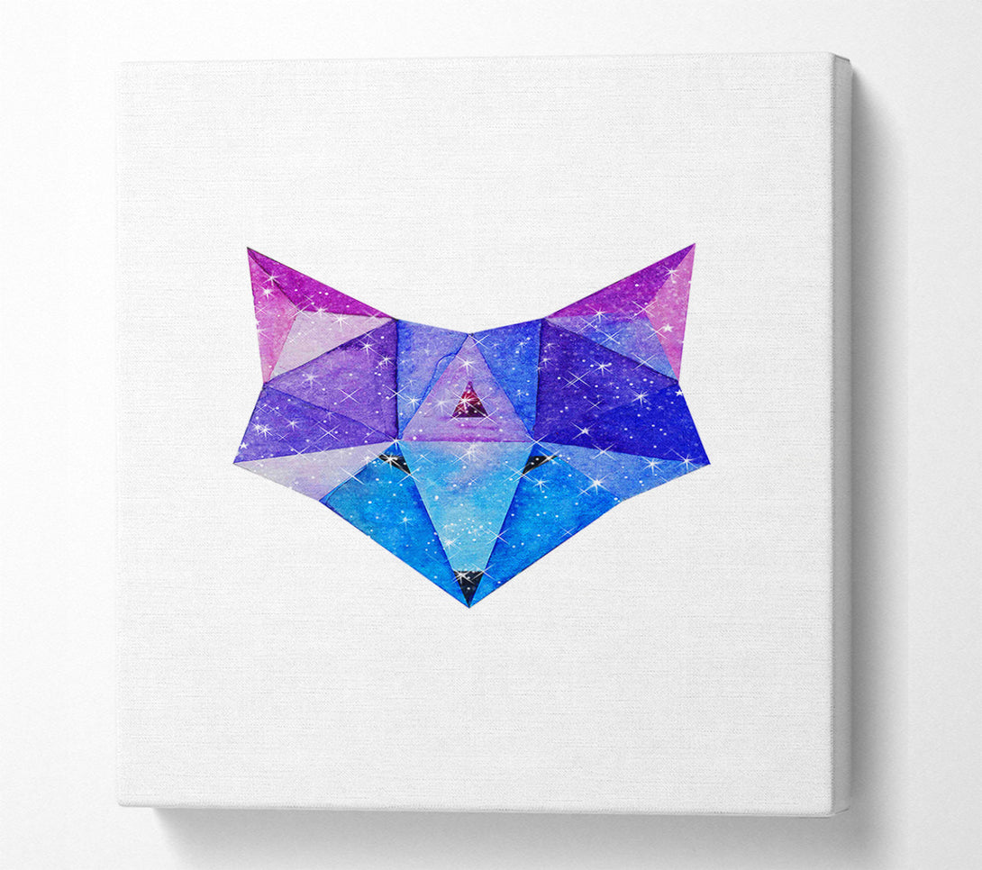  A Canvas Print of Diamond Fox Canvas Wall Art