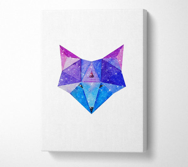  A Canvas Print of Diamond Fox Canvas Wall Art