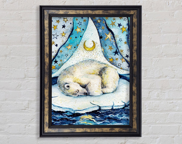 Polar Bear Dream Framed Print