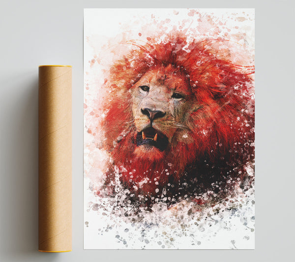 Red Lion Roar Poster