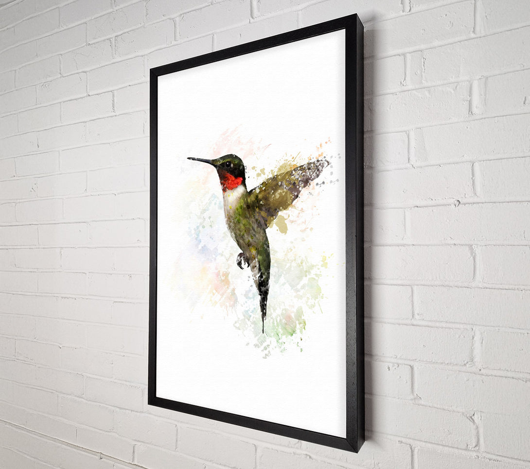  A Canvas Print of Hummingbird Wings Canvas Wall Art