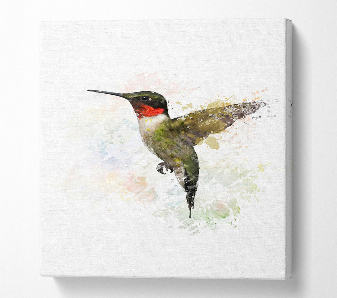  A Canvas Print of Hummingbird Wings Canvas Wall Art