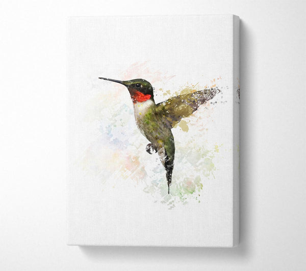  A Canvas Print of Hummingbird Wings Canvas Wall Art