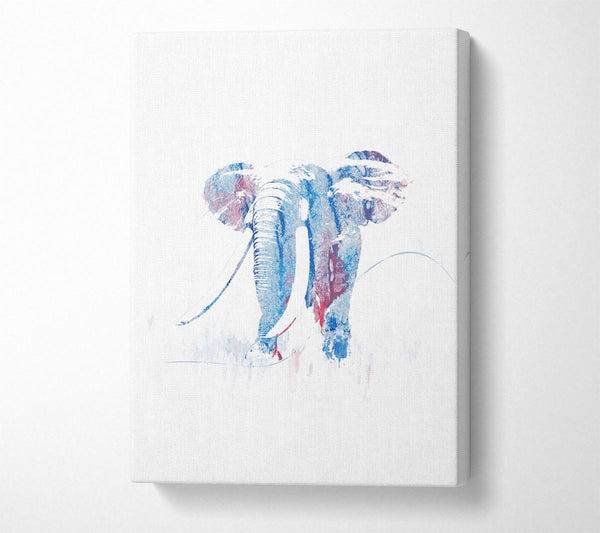  A Canvas Print of Elephant Painting Canvas Wall Art