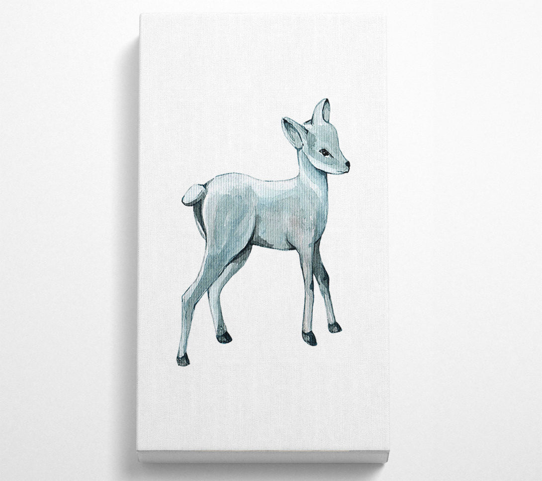  A Canvas Print of Baby Deer Fawn Canvas Print