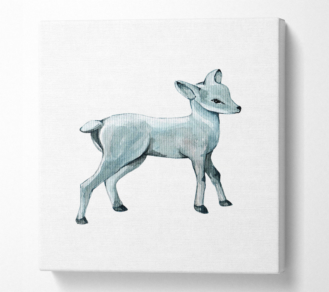  A Canvas Print of Baby Deer Fawn Canvas Print