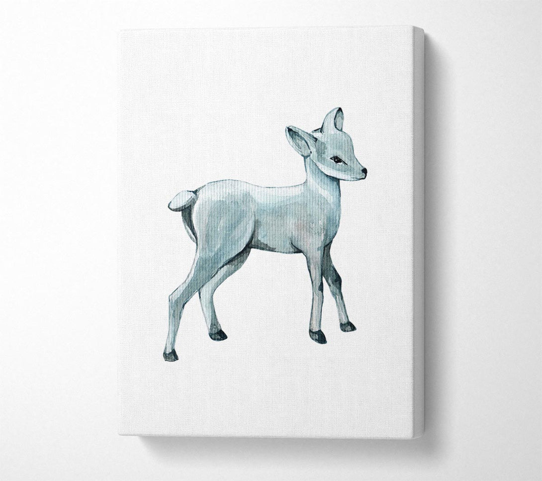  A Canvas Print of Baby Deer Fawn Canvas Print