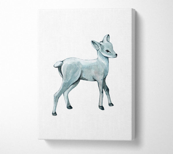  A Canvas Print of Baby Deer Fawn Canvas Print