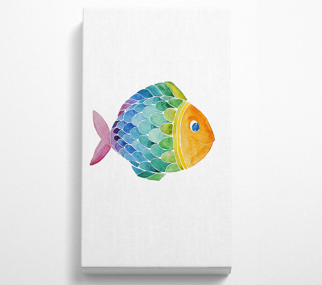  A Canvas Print of Fish Smile Canvas Print