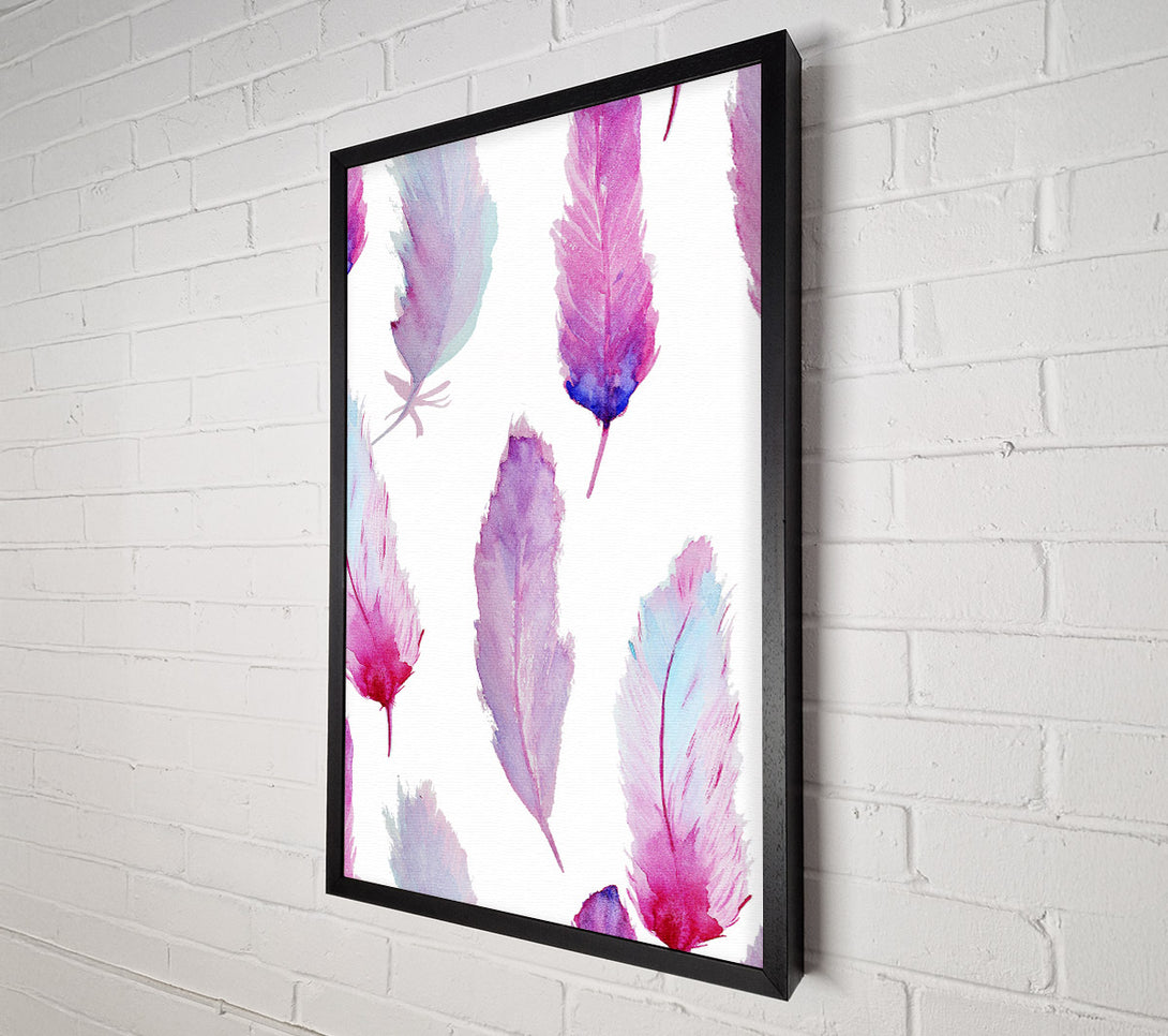 A Canvas Print of Pink Indian Feathers 2 Canvas Art