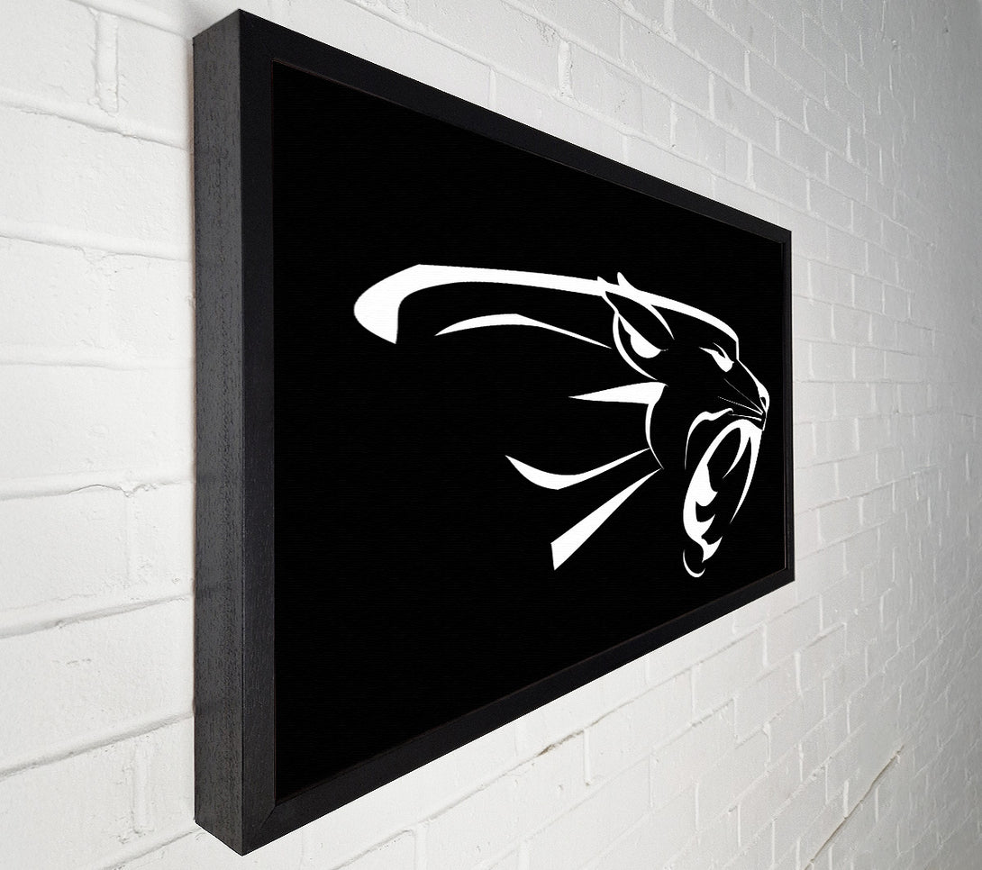  A Canvas Print of Panther teeth Canvas Wall Art