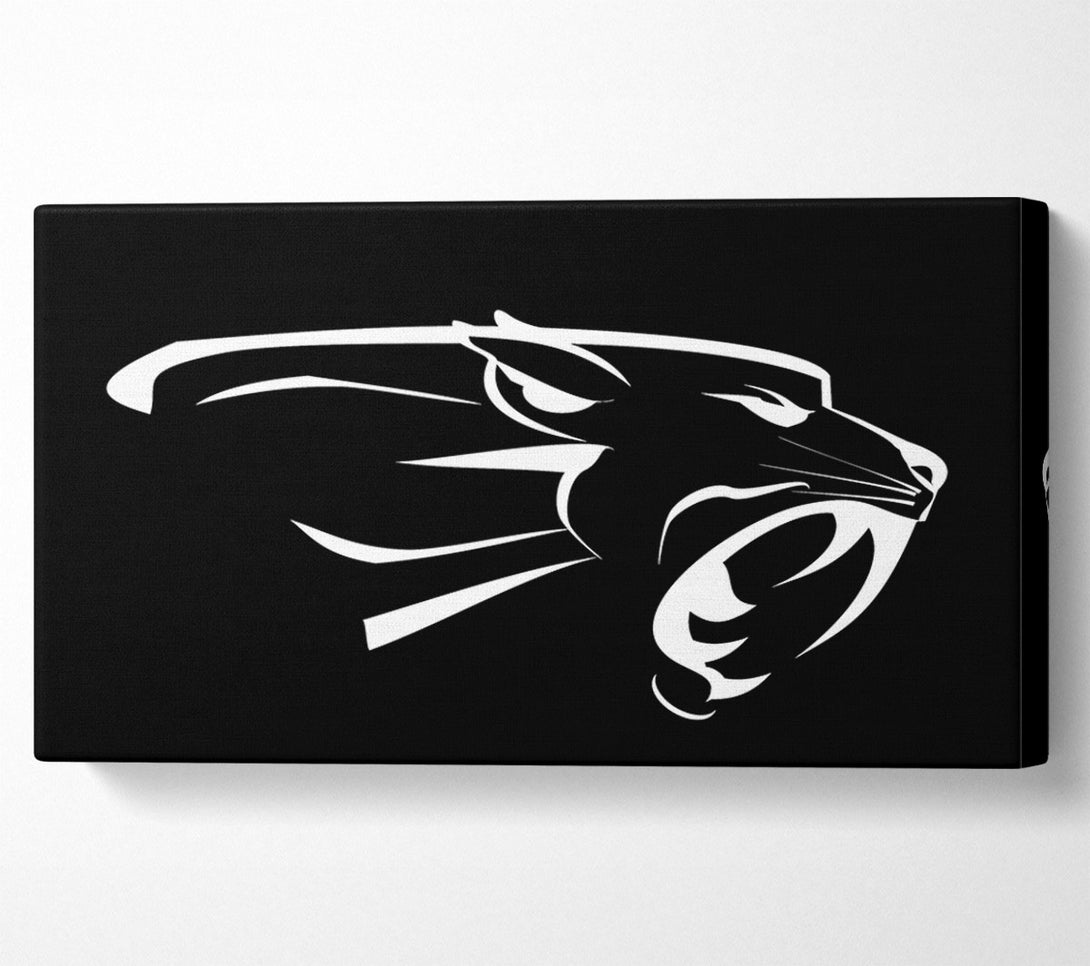 A Canvas Print of Panther teeth Canvas Wall Art