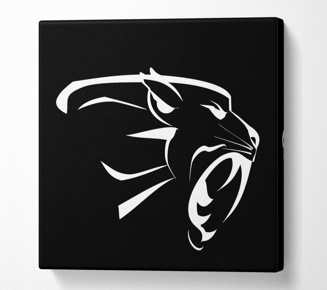  A Canvas Print of Panther teeth Canvas Wall Art