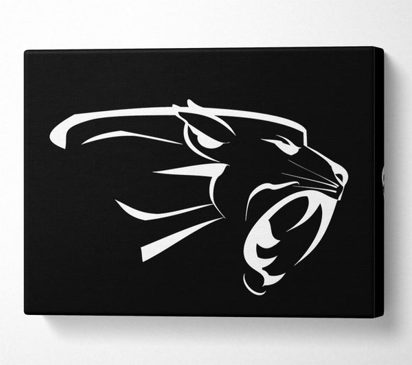  A Canvas Print of Panther teeth Canvas Wall Art