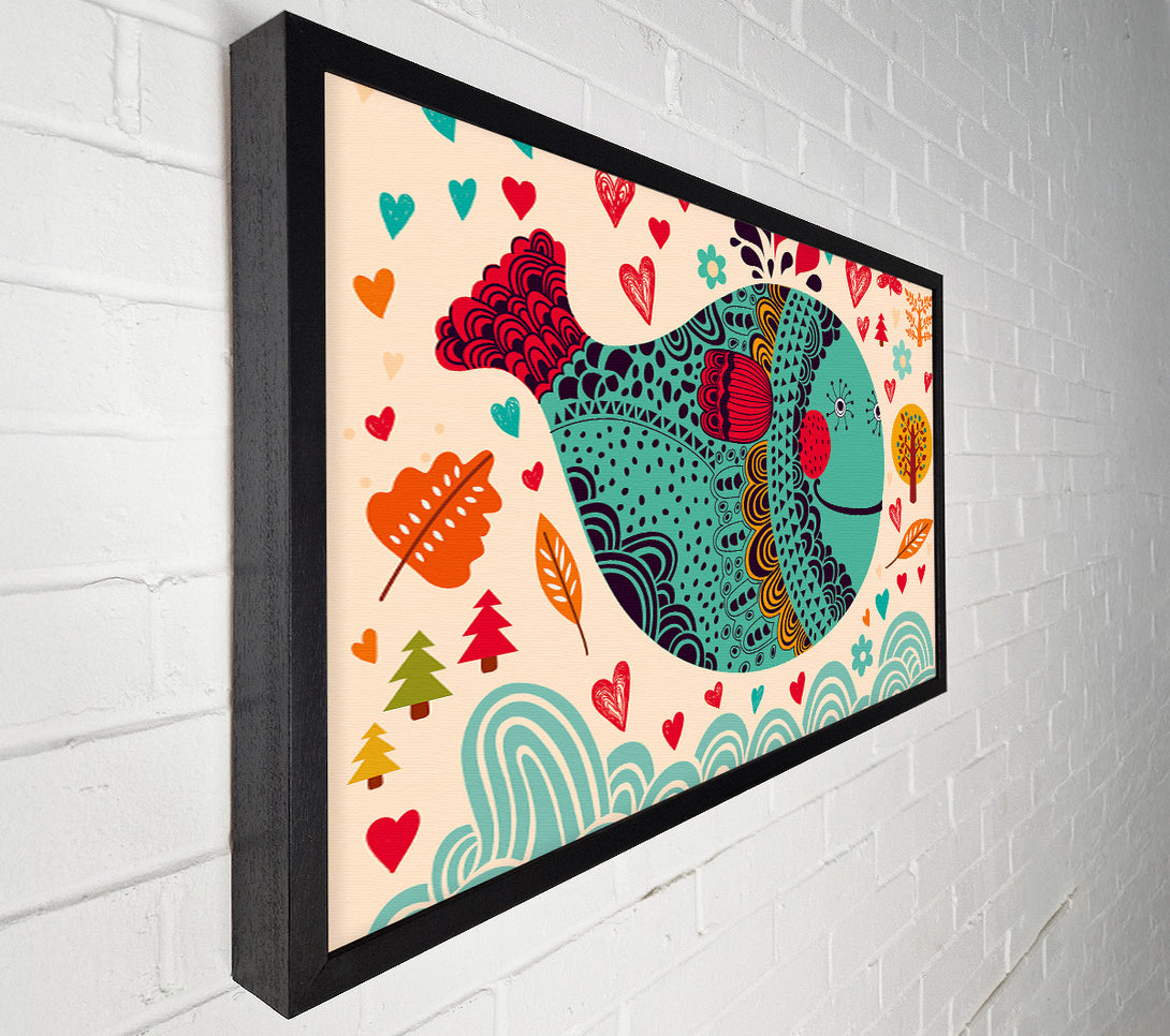  A Canvas Print of Pufferfish Love Canvas Art
