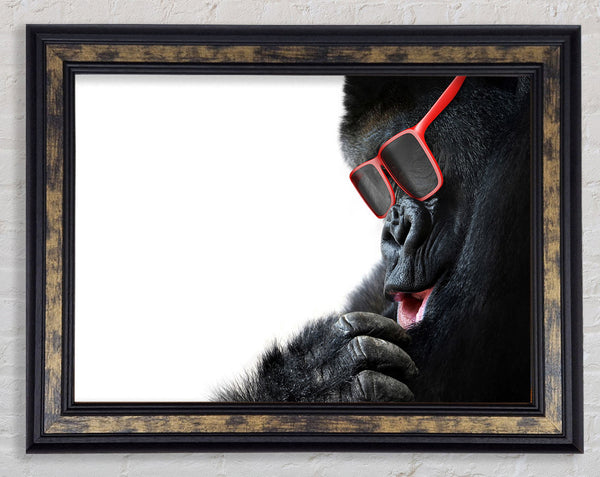Gorilla Cool Framed Print