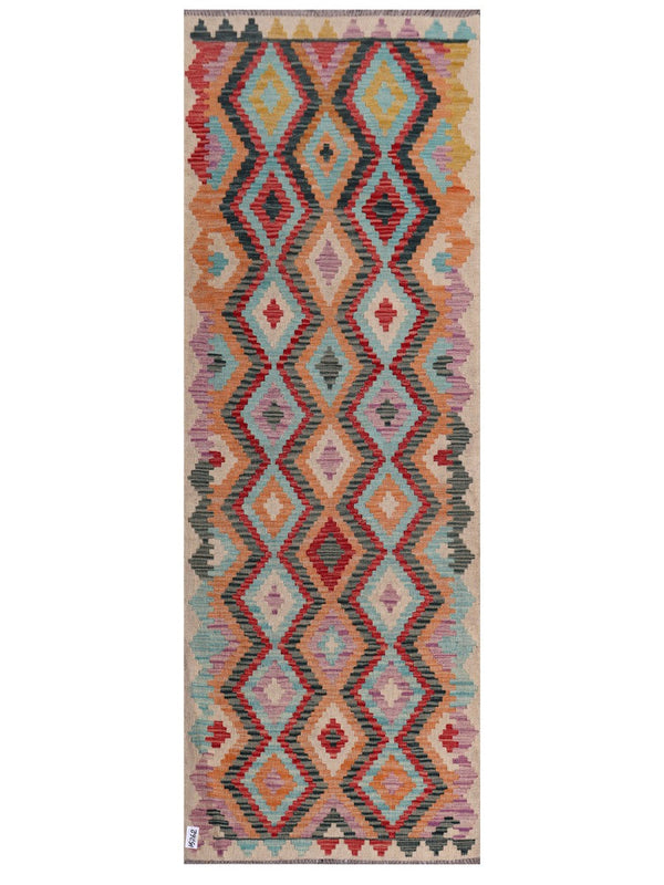 Maimana Afghanistan Kilim Runner - 243 x 86 cm