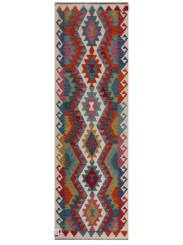 Maimana Afghanistan Kilim Runner - 238 x 76 cm