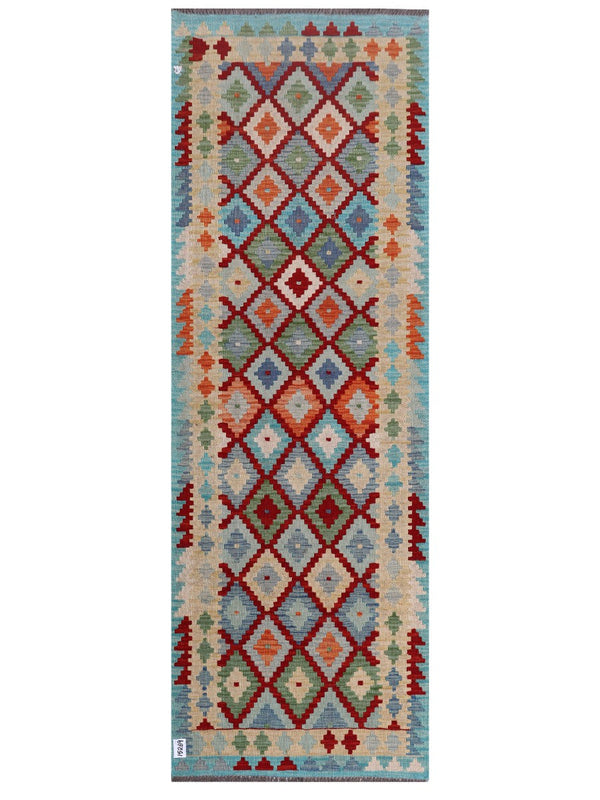 Maimana Afghanistan Kilim Runner - 247 x 84 cm