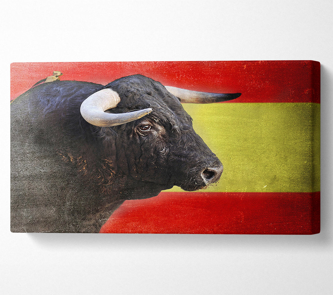  A Canvas Print of Spanish Bull Canvas Wall Art