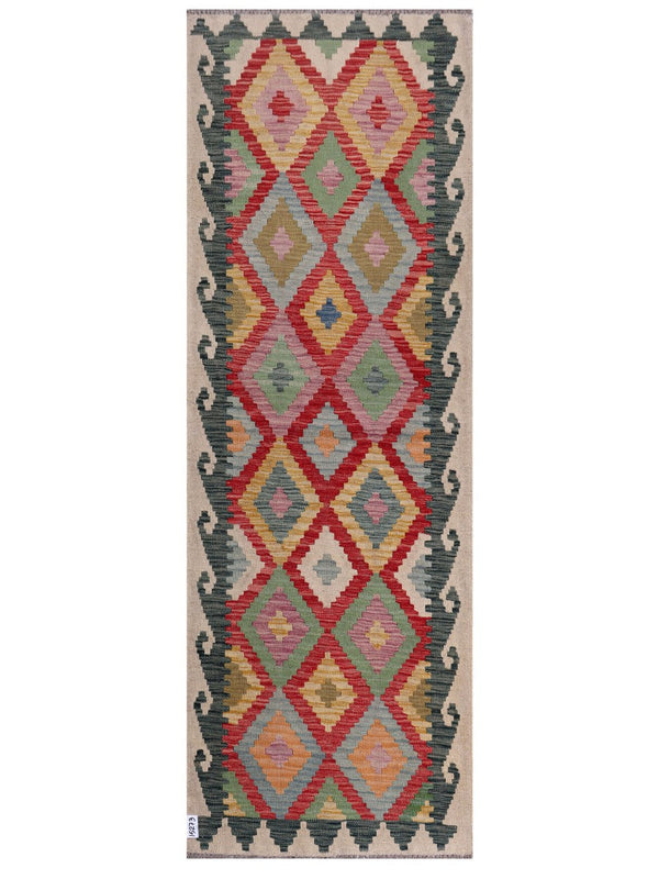 Maimana Afghanistan Kilim Runner - 241 x 83 cm