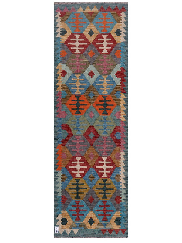 Maimana Afghanistan Kilim Runner - 242 x 78 cm